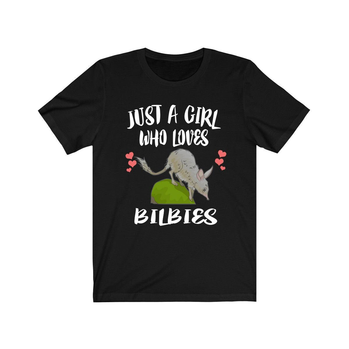 Just A Girl Who Loves Bilbies Animals Shirt, Bilby Gift, Adult Toddler Infant Kids Gift T-Shirt Image 4