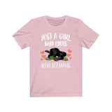 Just A Girl Who Loves Black Rat Snakes Shirt, Black Rat Snake Shirt, Snake Lover Shirt, Animals Adult Toddler Infant Kids Gift T-Shirt Image 2