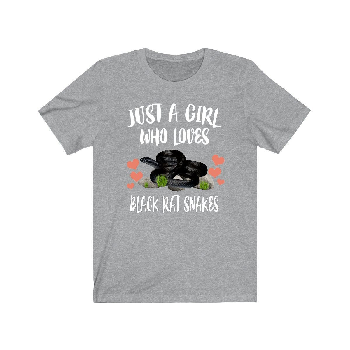 Just A Girl Who Loves Black Rat Snakes Shirt, Black Rat Snake Shirt, Snake Lover Shirt, Animals Adult Toddler Infant Kids Gift T-Shirt Image 1