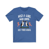 Just A Girl Who Loves Blue Footed Boobies Birds Birding Animals Adult Toddler Infant Kids Gift T-Shirt Image 3