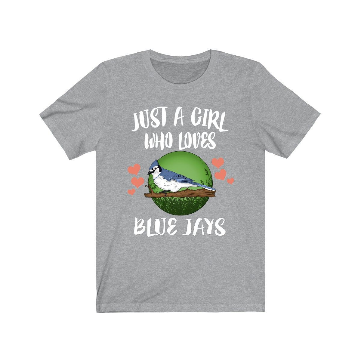 Just A Girl Who Loves Blue Jays Shirt, Birds Birding Shirt, Blue Jay lover Gift, Animals Adult Toddler Infant Kids Gift T-Shirt Image 3