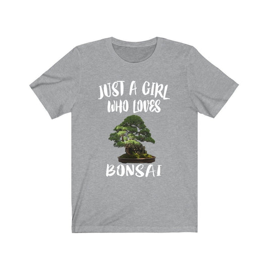Just A Girl Who Loves Bonsai Trees Shirt - bonsai print design