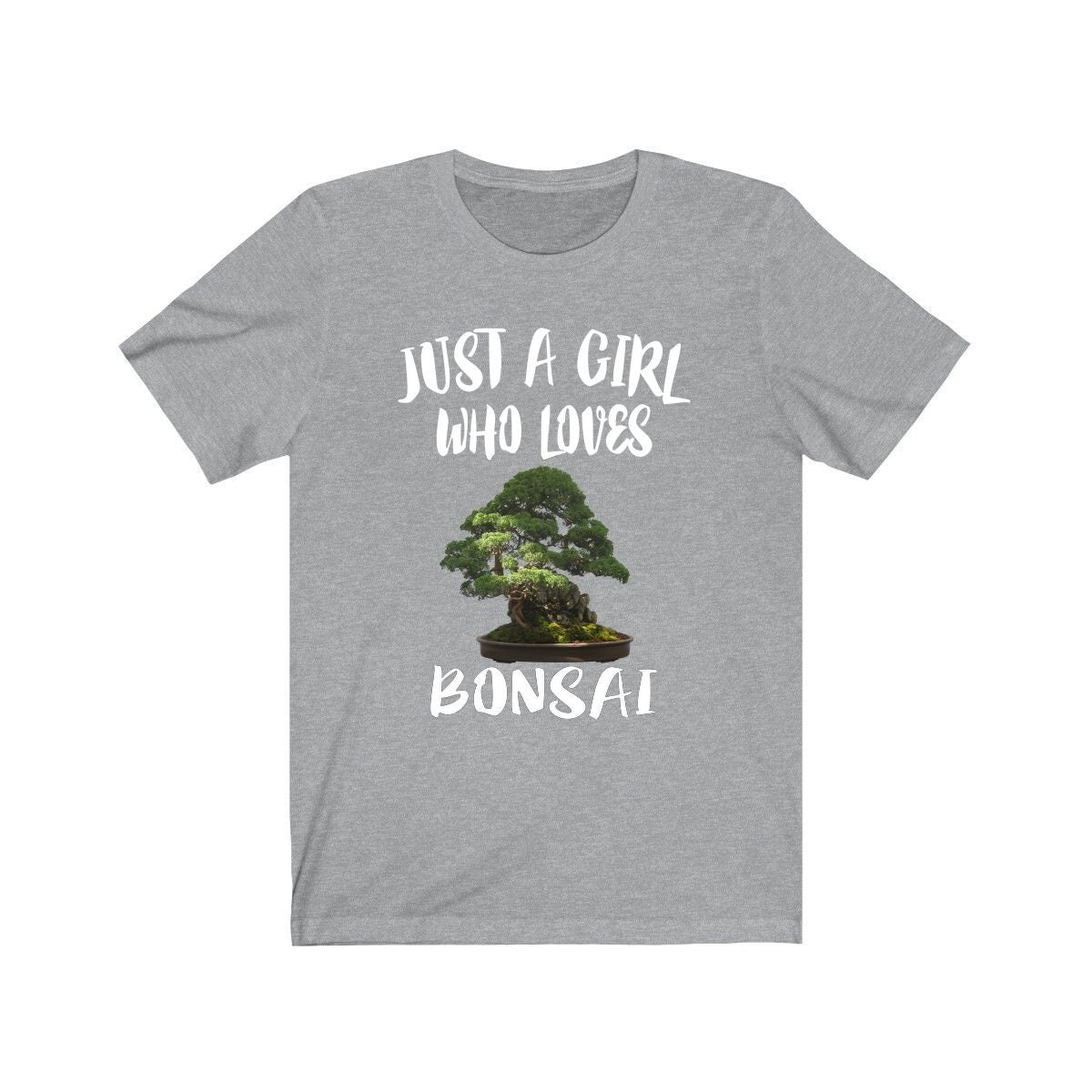 Just A Girl Who Loves Bonsai Tree Shirt, Bonsai Hobby Shirt, Bonsai Gift, Adult Toddler Infant Kids Gift T-Shirt Image 1