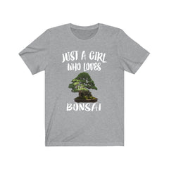 Just A Girl Who Loves Bonsai Trees Shirt - bonsai print design