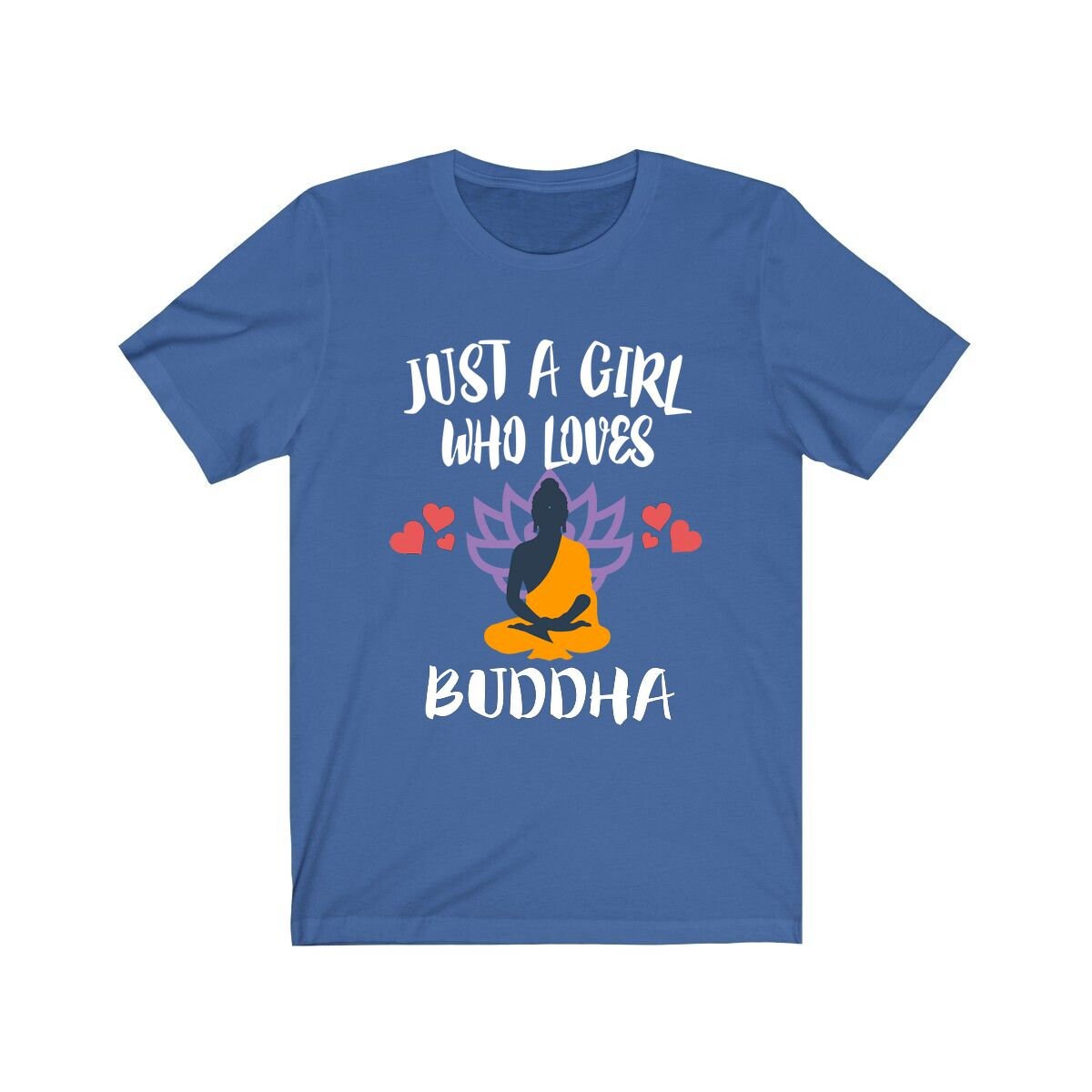 Just A Girl Who Loves Buddha Adult Toddler Infant Kids Gift T-Shirt Image 4