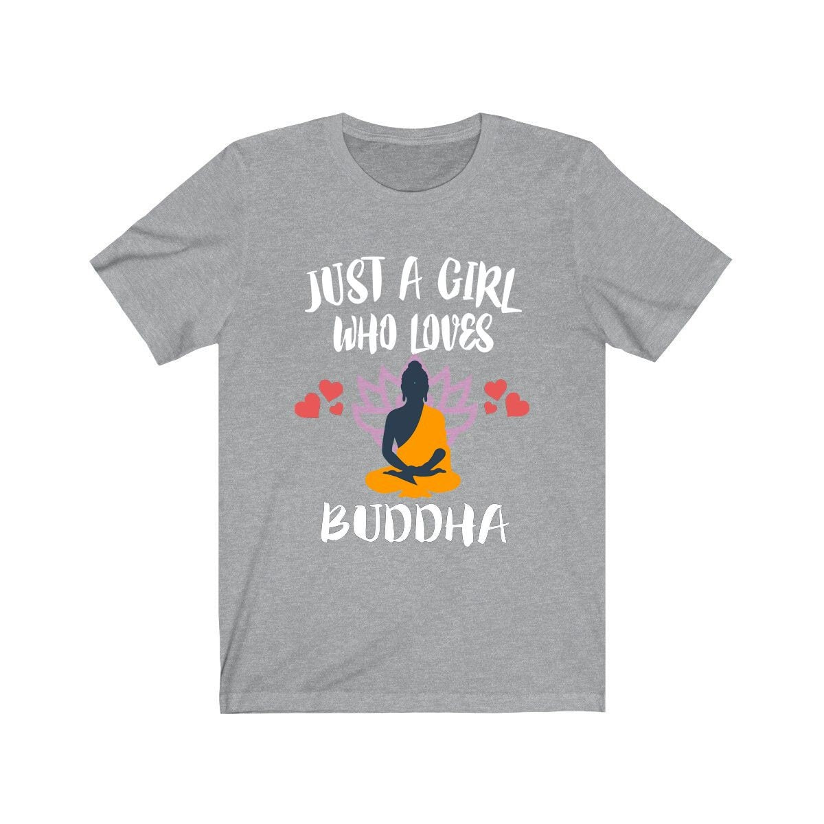 Just A Girl Who Loves Buddha Adult Toddler Infant Kids Gift T-Shirt Image 2