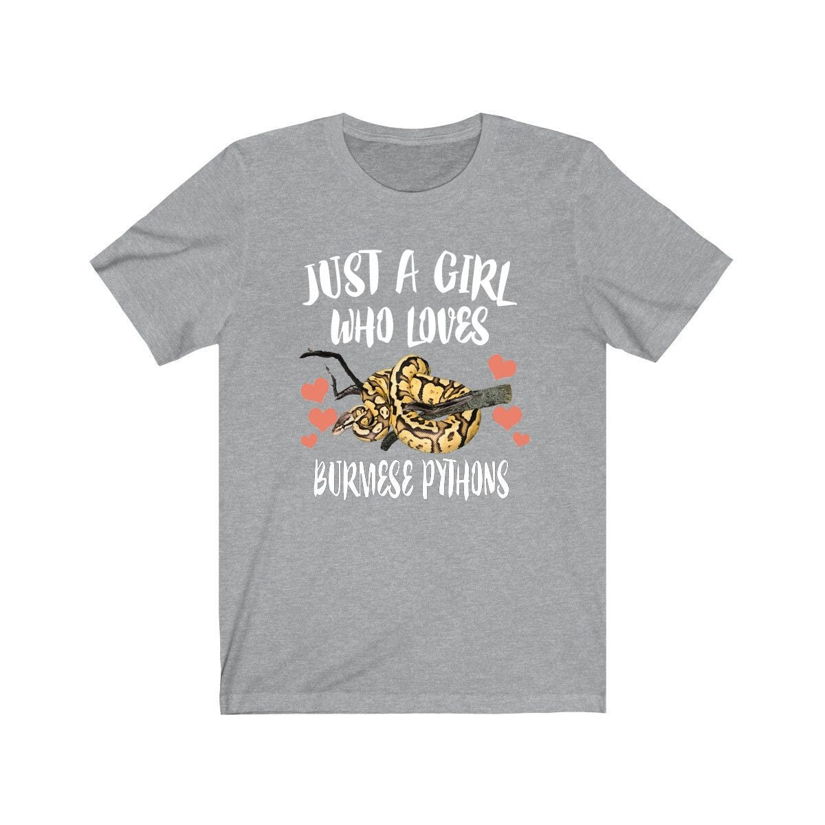 Just A Girl Who Loves Burmese Pythons Snakes Shirt, Python Owner Shirt, Python Gift, Animal Adult Toddler Infant Kids Gift T-Shirt Image 3