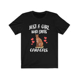 Just A Girl Who Loves Caracals Cats Shirt, Caracal lover Shirt, Caracal Gift, Animal Adult Toddler Infant Kids Gift T-Shirt Image 1