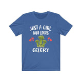 Just A Girl Who Loves Celery Shirt, Celery Vegetable Shirt, Vegan Adult Toddler Infant Kids Gift T-Shirt Image 4