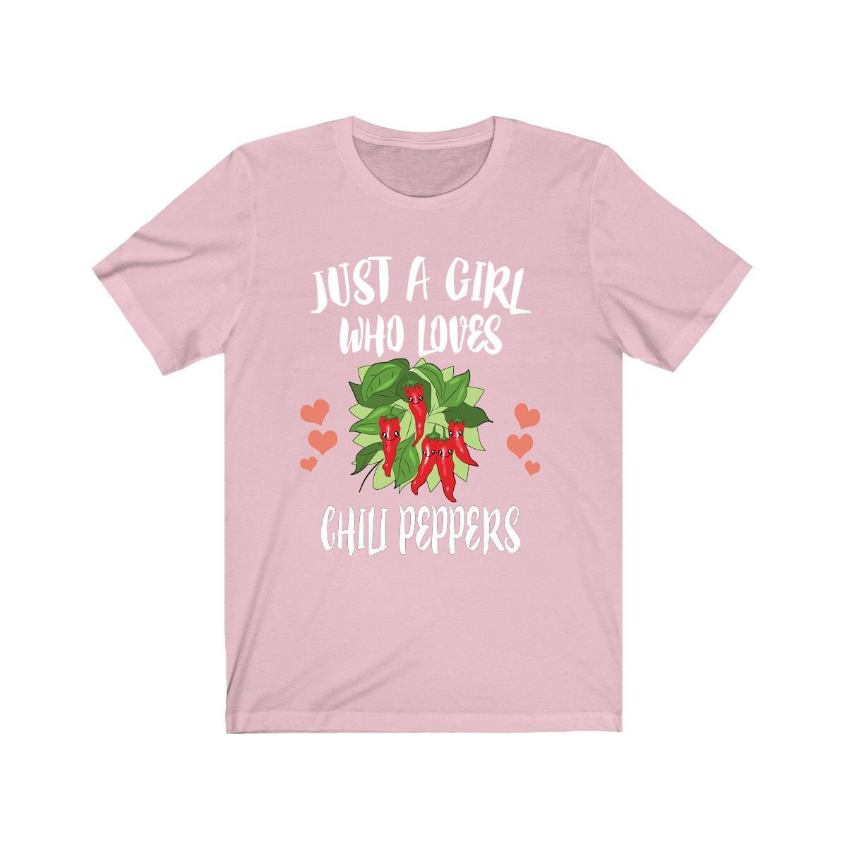 Just A Girl Who Loves Chili Peppers Adult Toddler Infant Kids Gift T-Shirt Image 2