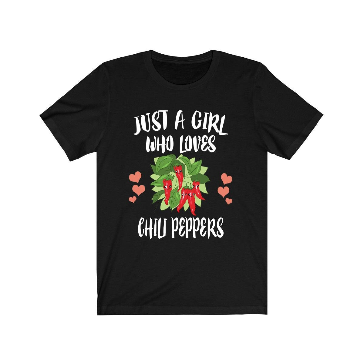 Just A Girl Who Loves Chili Peppers Adult Toddler Infant Kids Gift T-Shirt Image 1
