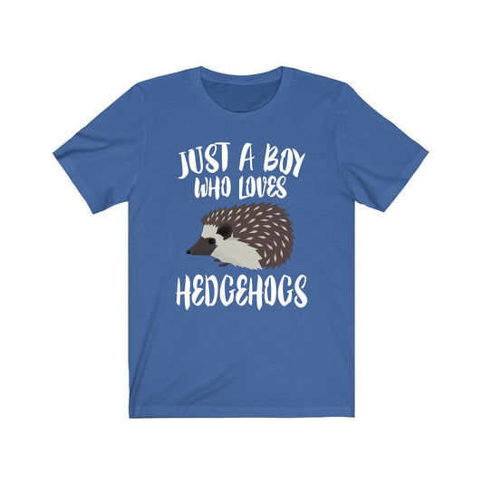 Just A Boy Who Loves Hedgehogs Shirt, Hedgehog Lover Shirt, Hedgehog Shirt, Hedgehog Lover Gift,  Adult Toddler Infant Kids Gift T-Shirt Image 2
