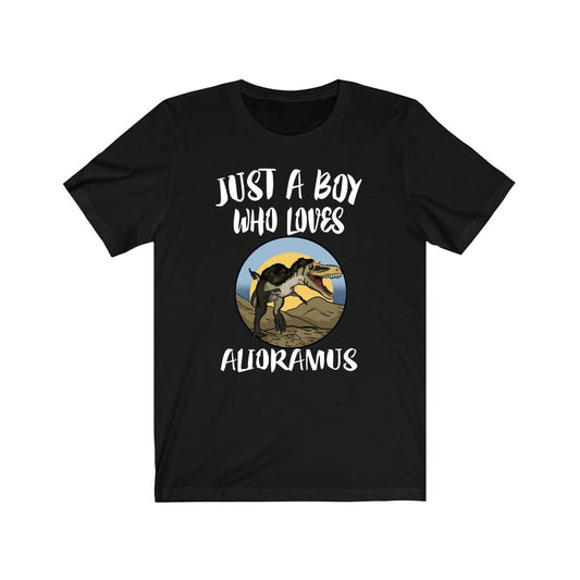 Just A Boy Who Loves Alioramus Dinosaur Shirt - Alioramus print design