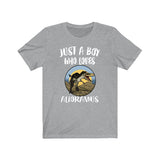 Just A Boy Who Loves Alioramus Dinosaur Shirt, Dinosaur Lover Shirt, Alioramus Shirt, Dinosaur Lover Gift,  Adult Toddler Kids T-Shirt Image 2
