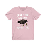 Just A Boy Who Loves American Coots Shirt, Bird Lover Shirt, Birding Shirt, Birding Lover Gift,  Adult Toddler Kids T-Shirt Image 4