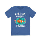 Just A Girl Who Loves Clownfish Shirt, Clownfish Lover Gift, Clownfish Shirt, Animal Toddler Infant Kids Gift T-Shirt Image 4