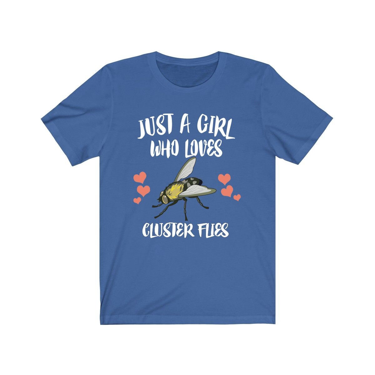 Just A Girl Who Loves Cluster Flies Shirt, Fly Lover Gift, Animal Toddler Infant Kids Gift T-Shirt Image 4
