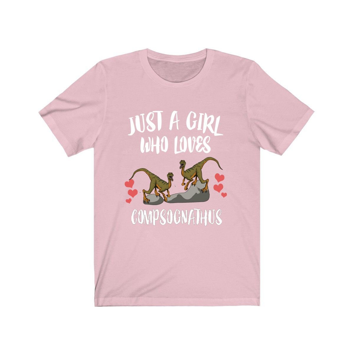 Just A Girl Who Loves Compsognathus Shirt, Dinosaur Shirt, Dinosaur Lover Gift, Compsognathus Shirt, Animal Toddler Infant Kids Gift T-Shirt Image 2