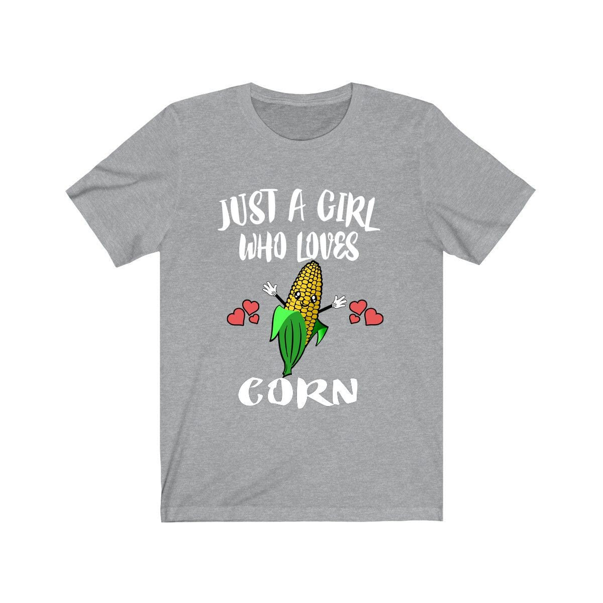 Just A Girl Who Loves Corn Vegetables Animal Toddler Infant Kids Gift T-Shirt Image 2