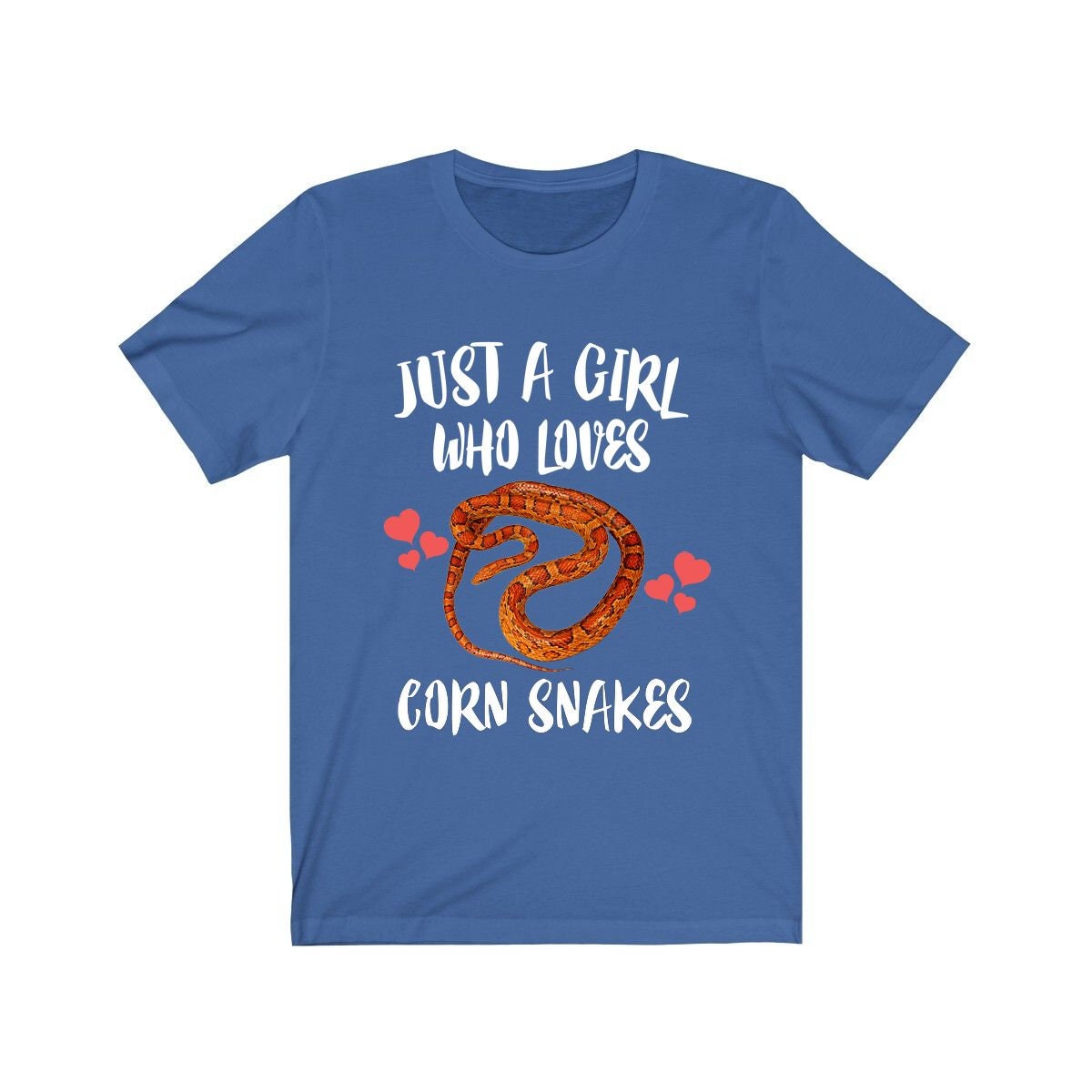 Just A Girl Who Loves Corn Snakes Shirt, Snake Owner Shirt, Snake Gift, Corn Snake Shirt, Animal Toddler Infant Kids Gift T-Shirt Image 4