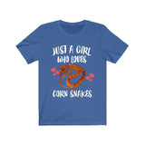 Just A Girl Who Loves Corn Snakes Shirt, Snake Owner Shirt, Snake Gift, Corn Snake Shirt, Animal Toddler Infant Kids Gift T-Shirt Image 4