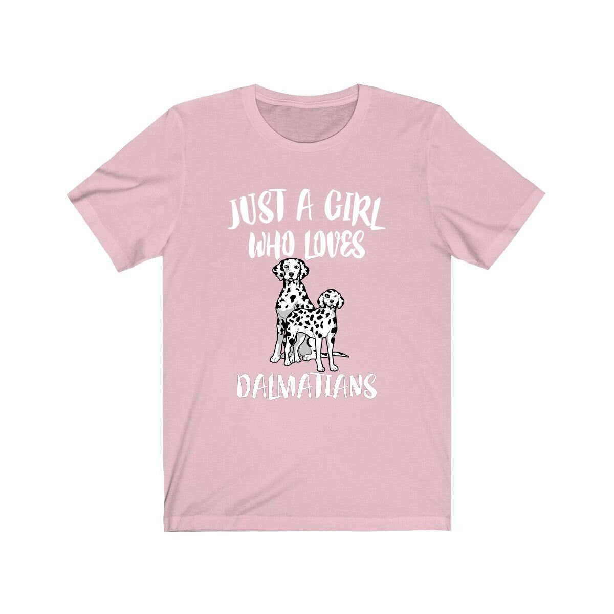 Just A Girl Who Loves Dalmatians Shirt, Dalmatian Dog Shirt, Dog Lover Shirt, Animals Toddler Infant Kids Gift T-Shirt Image 3