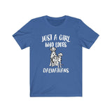 Just A Girl Who Loves Dalmatians Shirt, Dalmatian Dog Shirt, Dog Lover Shirt, Animals Toddler Infant Kids Gift T-Shirt Image 4