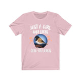 Just A Girl Who Loves Dark-eyed Juncos Shirt, Birds Birding Shirt, Junco Bird Gift, Animals Toddler Infant Kids Gift T-Shirt Image 3
