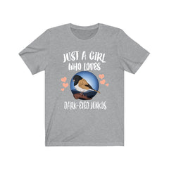 Just A Girl Who Loves Dark-Eyed Juncos Shirt - junco print design