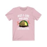 Just A Girl Who Loves Dimetrodons Dinosaur Shirt, Dimetrodon shirt, Dinosaur Lover Shirt, Animals Toddler Infant Kids Gift T-Shirt Image 2