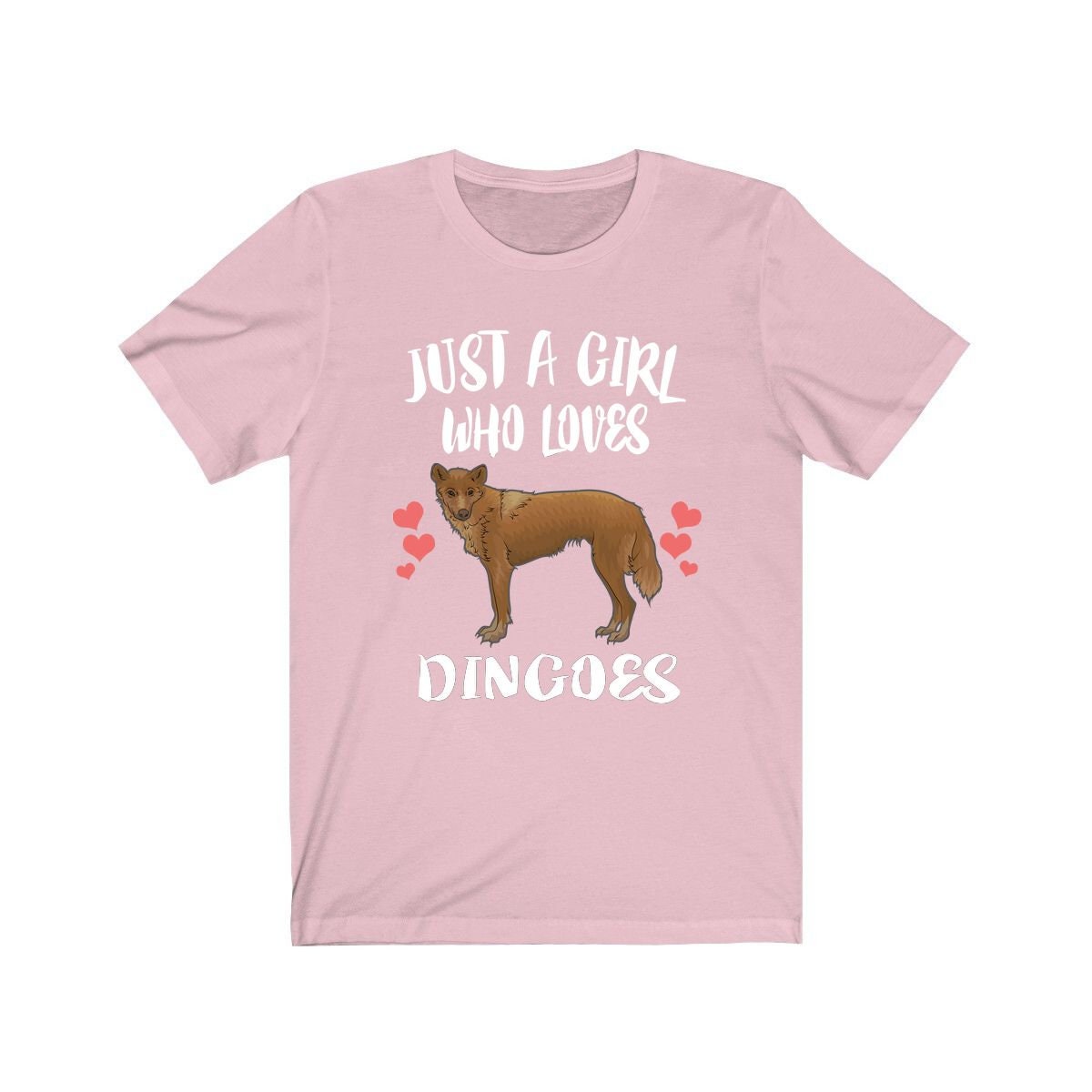 Just A Girl Who Loves Dingoes Dogs Shirt, Dingo Shirt, Wild Dingo Gift, Animals Toddler Infant Kids Gift T-Shirt Image 2
