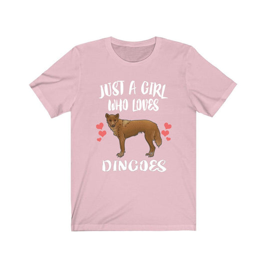 Just A Girl Who Loves Dingoes Dogs Shirt - dingo print design
