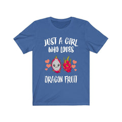 Just A Girl Who Loves Dragon Fruit Shirt - dragon fruit print design
