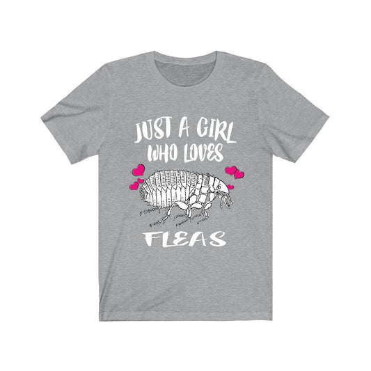 Just A Girl Who Loves Fleas Shirt - flea print design