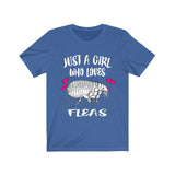Just A Girl Who Loves Fleas Shirt, Flea Lover Gift, Flea Shirt, Animal Lover Adult Toddler Infant Kids Gift T-Shirt Image 4
