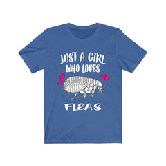 Just A Girl Who Loves Fleas Shirt - flea print design