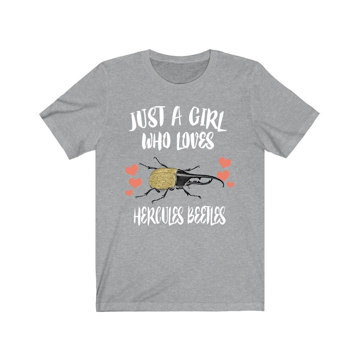 Just A Girl Who Loves Hercules Beetles Shirt, Insect over Shirt, Hercules Beetle Shirt, Animal Lover Adult Toddler Infant Kids Gift T-Shirt Image 3