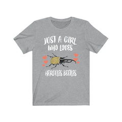 Hercules Beetle T-Shirt for Girls - hercules beetle print design