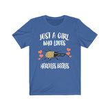 Just A Girl Who Loves Hercules Beetles Shirt, Insect over Shirt, Hercules Beetle Shirt, Animal Lover Adult Toddler Infant Kids Gift T-Shirt Image 1
