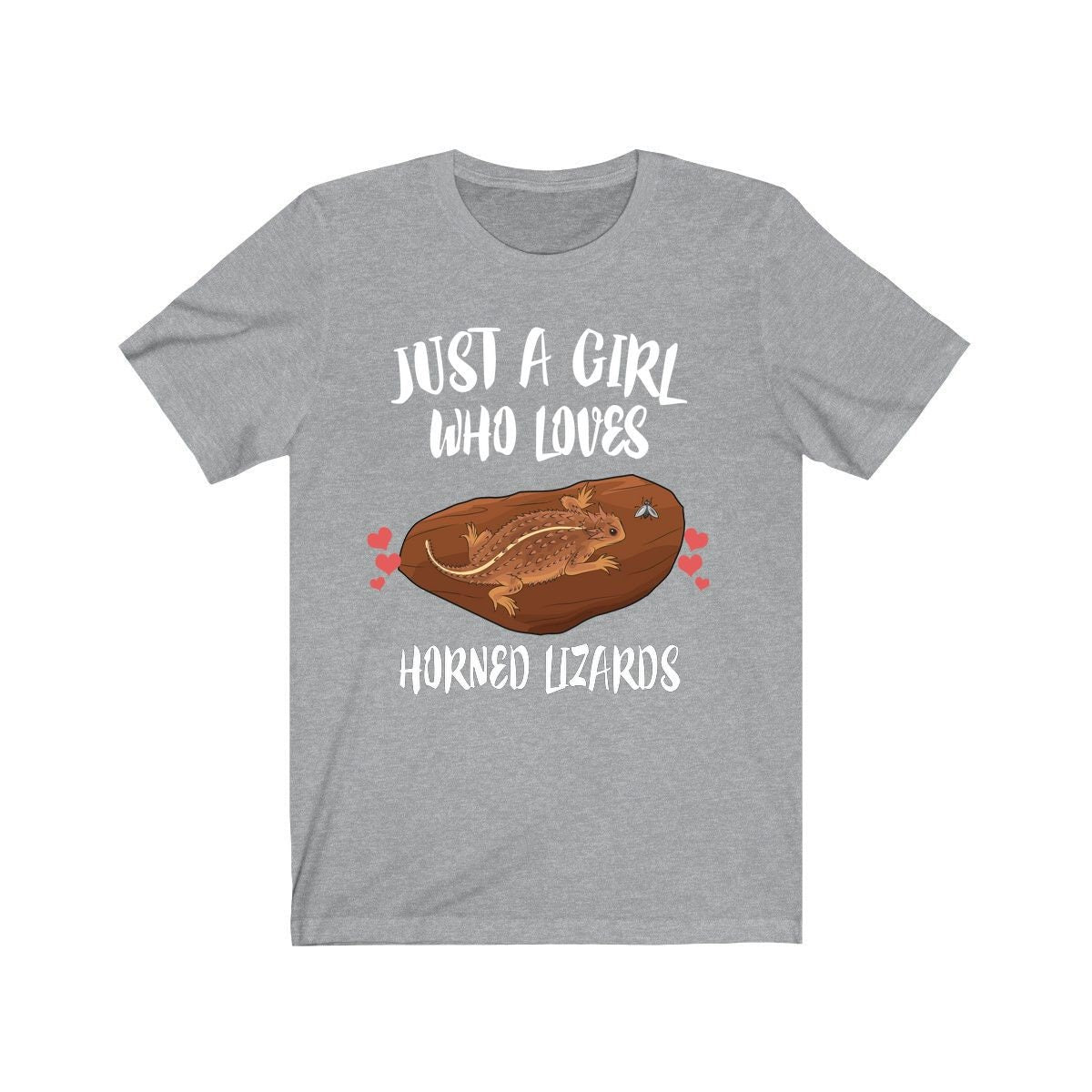 Just A Girl Who Loves Horned Lizards Animal Lover Adult Toddler Infant Kids Gift T-Shirt Image 1
