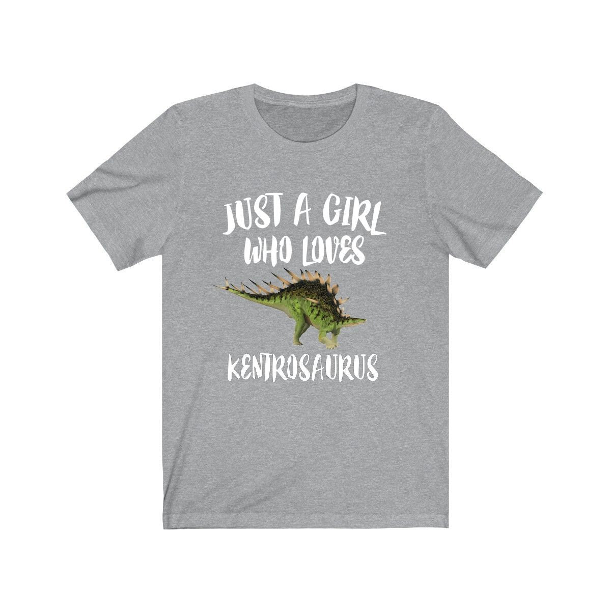 Just A Girl Who Loves Kentrosaurus Dinosaur Shirt, Kentrosaurus Gift, Dinosaur Lover, Animal Lover Adult Toddler Infant Kids Gift T-Shirt Image 2