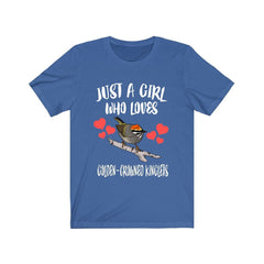 Just a girl who loves golden crowned kinglets tiny songbird tee