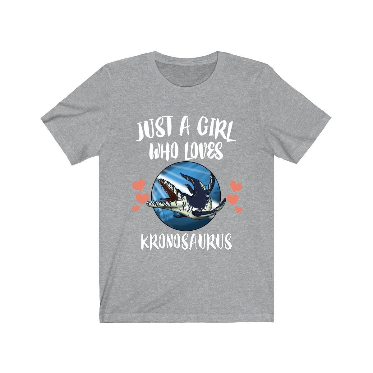 Just A Girl Who Loves Kronosaurus Shirt, Kronosaurus Lover, Dinosaur Lover Shirt, Animal Lover Adult Toddler Infant Kids Gift T-Shirt Image 3