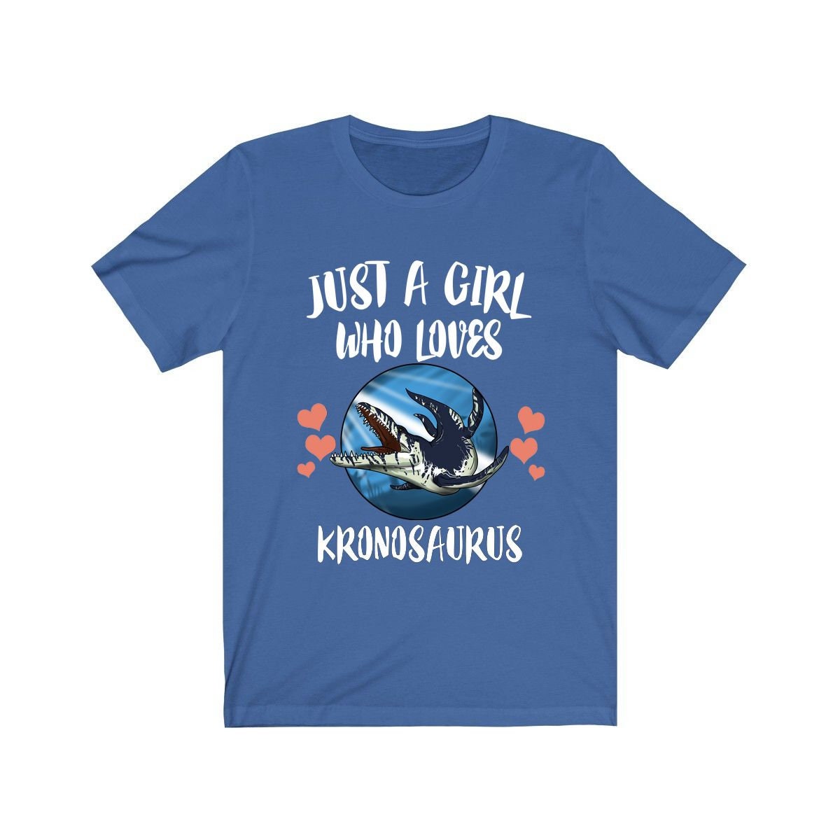 Just A Girl Who Loves Kronosaurus Shirt, Kronosaurus Lover, Dinosaur Lover Shirt, Animal Lover Adult Toddler Infant Kids Gift T-Shirt Image 4