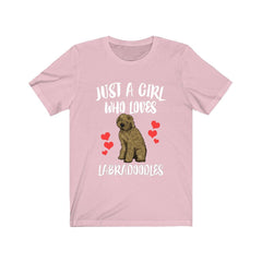 Just A Girl Who Loves Labradoodles Shirt - Labradoodle print design