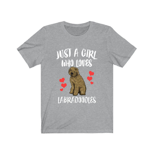 Just A Girl Who Loves Labradoodles Shirt - Labradoodle print design