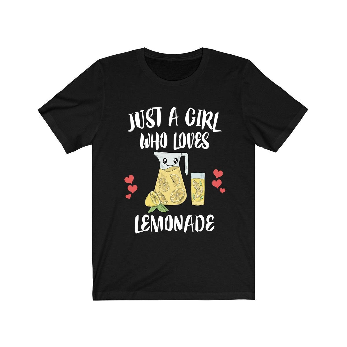 Just A Girl Who Loves Lemonade Drink Lover Adult Toddler Infant Kids Gift T-Shirt Image 1