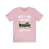 Just A Girl Who Loves Locust Insect Animal Lover Adult Toddler Infant Kids Gift T-Shirt Image 1