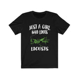 Just A Girl Who Loves Locust Insect Animal Lover Adult Toddler Infant Kids Gift T-Shirt Image 3