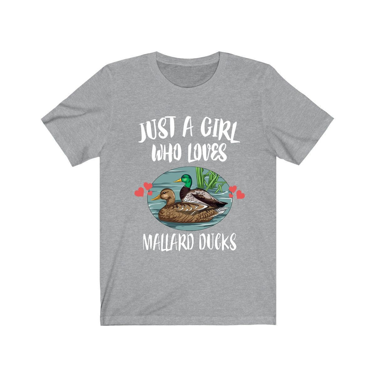 Just A Girl Who Loves Mallard Ducks Shirt, Bird Lover Shirt, Mallard Duck Shirt, Animal Lover Adult Toddler Infant Kids Gift T-Shirt Image 3